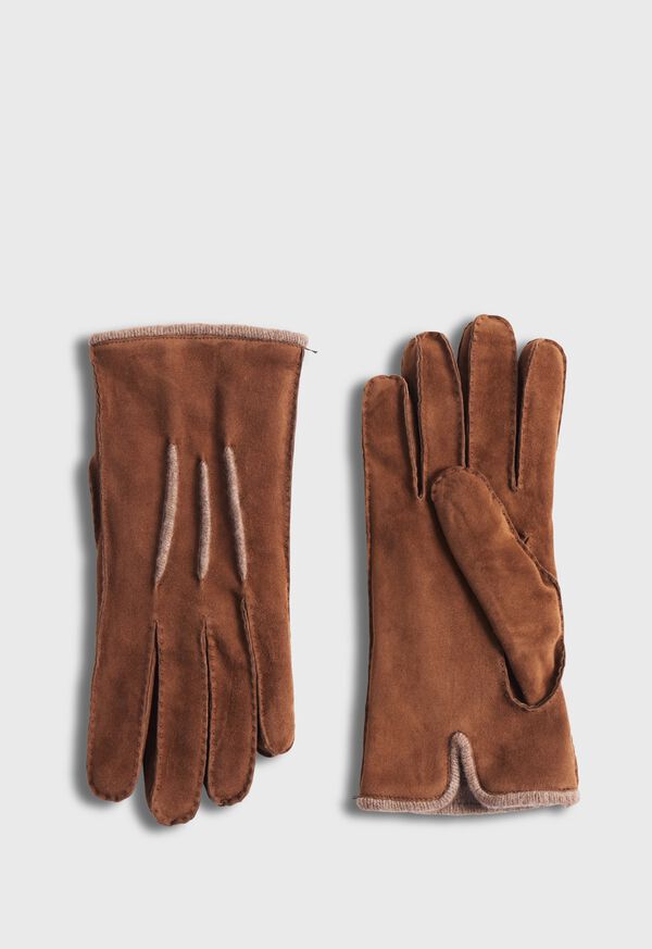 Paul Stuart Suede Saddle Stitch Glove, image 1
