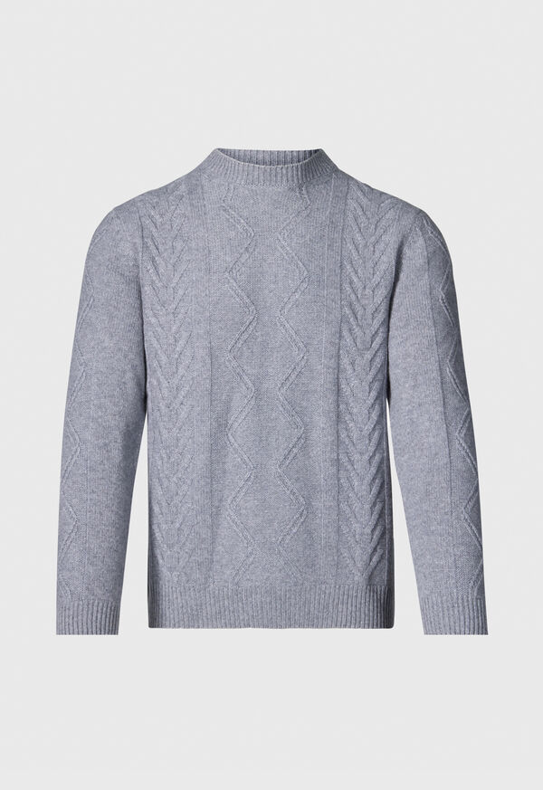 Paul Stuart Wool & Cashmere Cable Crewneck Sweater, image 1