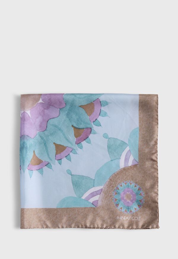 Paul Stuart Silk Starburst Bandana, image 4