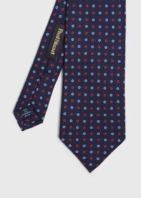 Paul Stuart Two Color Circle Silk Tie, thumbnail 1