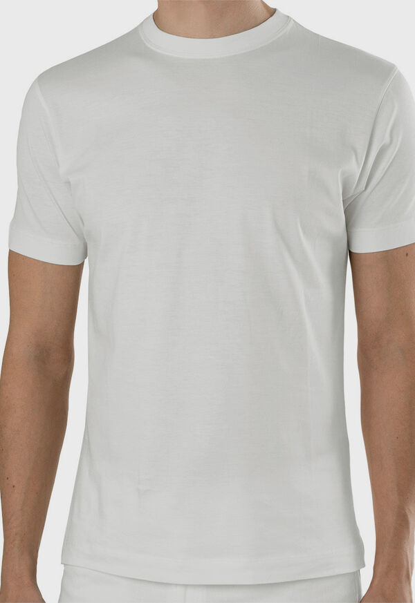 Paul Stuart Pima Cotton Short Sleeve Crewneck T-Shirt, image 3