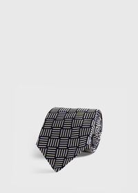 Paul Stuart Woven Silk Large Parquet Tie, thumbnail 1