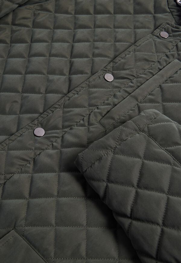 Paul Stuart Belsetta Quilted Jacket with Suede Trim, image 2