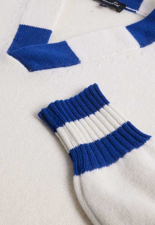 Paul Stuart Cashmere Cricket Sweater, image 3