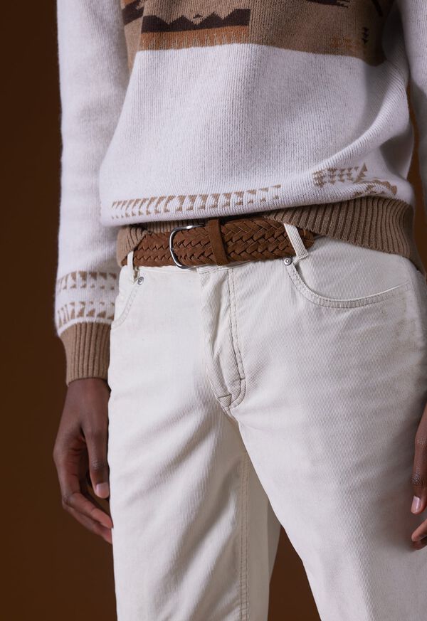 Paul Stuart Woven Suede Belt, image 2