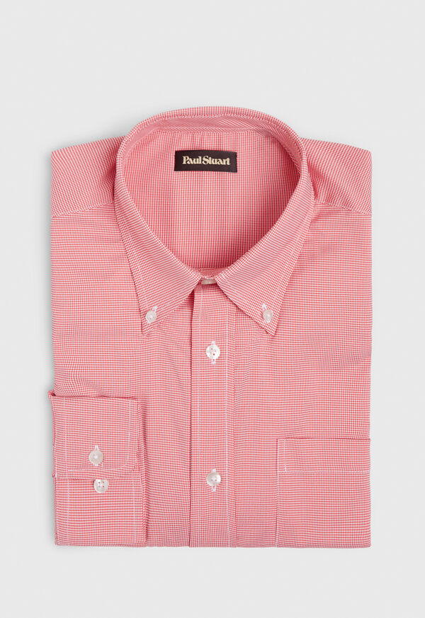 Paul Stuart Houndstooth Performance Sport Shirt, image 3