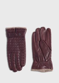 Paul Stuart Nappa Leather Cross Stitch Glove, thumbnail 1