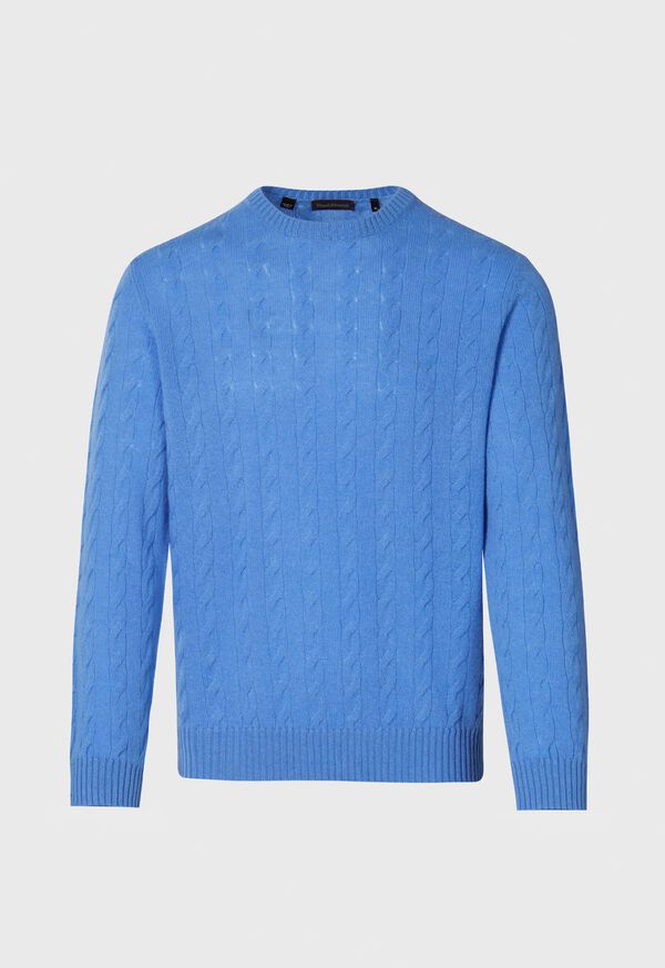Paul Stuart Cashmere Cable Crewneck Sweater