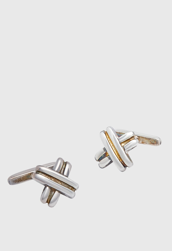 Paul Stuart Double X Cufflinks, image 1