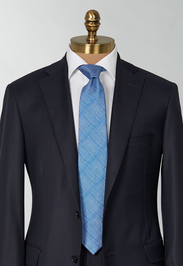 Paul Stuart Printed Tonal Plaid Tie, image 2