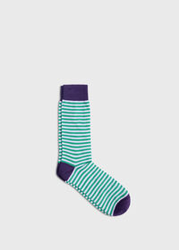 Paul Stuart Cotton Stripe Sock, thumbnail 1