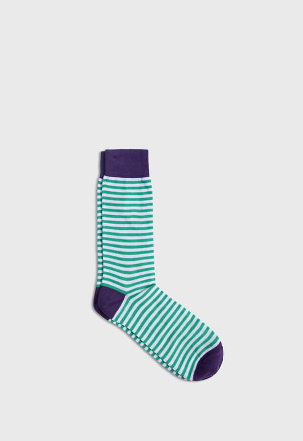 Paul Stuart Cotton Stripe Sock, image 1