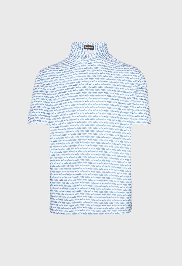 Paul Stuart Fish Motif Performance Polo, image 1