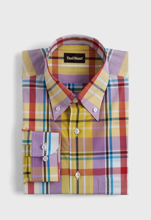 Paul Stuart Plaid Sport Shirt, image 1