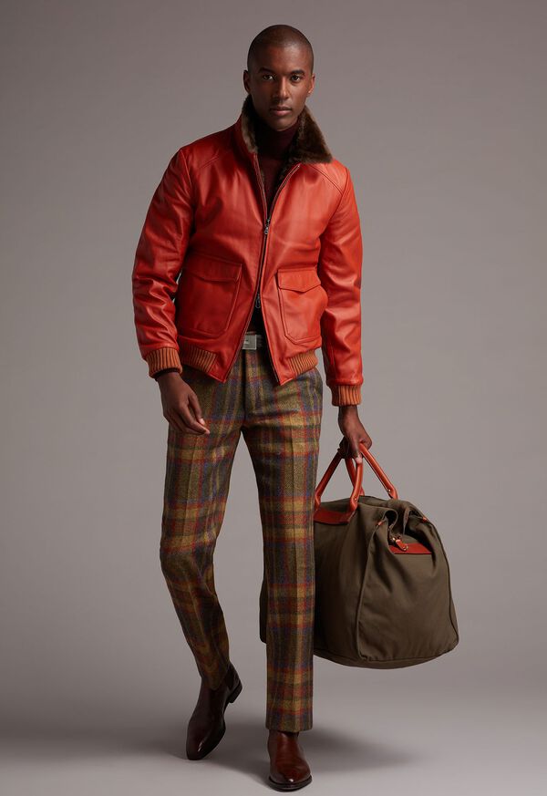 Paul Stuart Shetland Wool Plaid Trouser, image 3