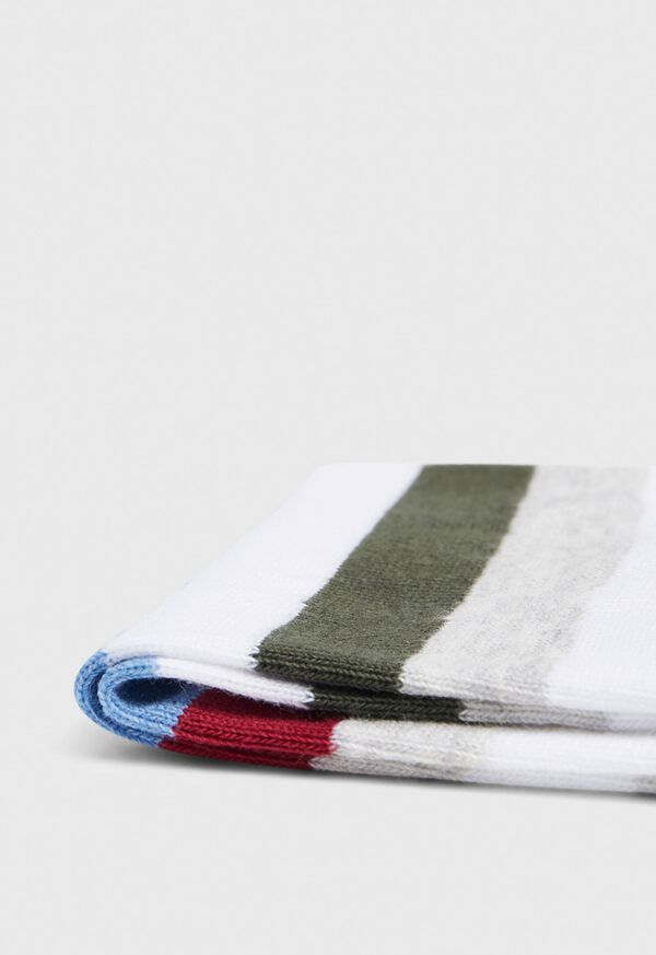 Paul Stuart Stripe Trainer Ankle Sock, image 2