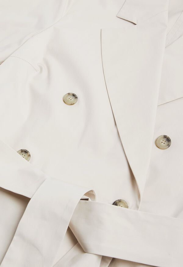 Paul Stuart Short Sleeve Cotton Poplin Trench Dress, image 2