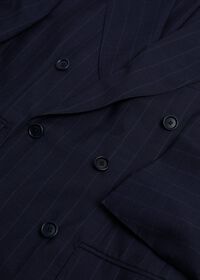 Paul Stuart Phineas Cole Wool Navy Tonal Stripe Suit, thumbnail 3