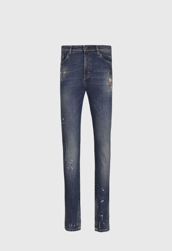 Paul Stuart Vintage Finish Denim Pant, image 1