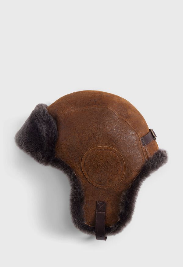 Paul Stuart Shearling Aviator Hat, image 1
