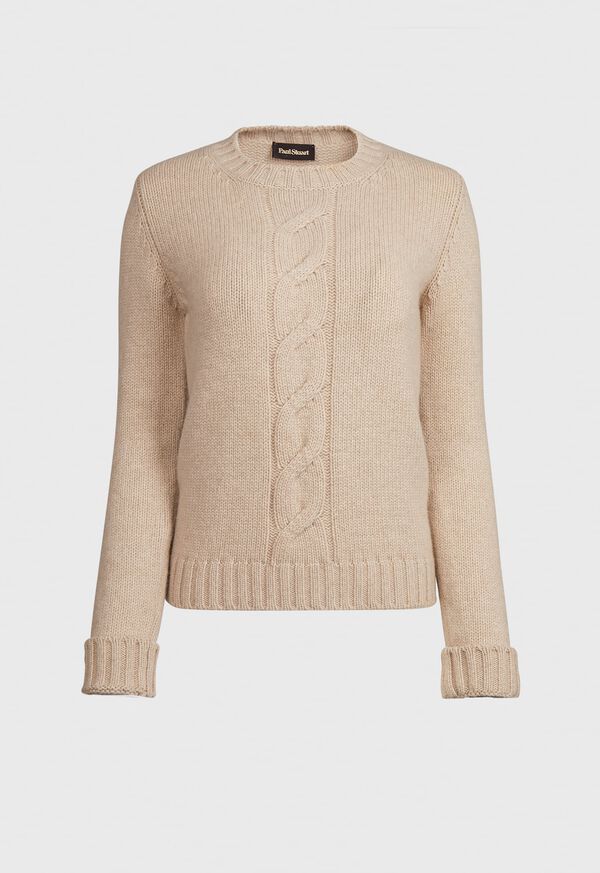 Paul Stuart Wool & Cashmere Cable Sweater, image 1