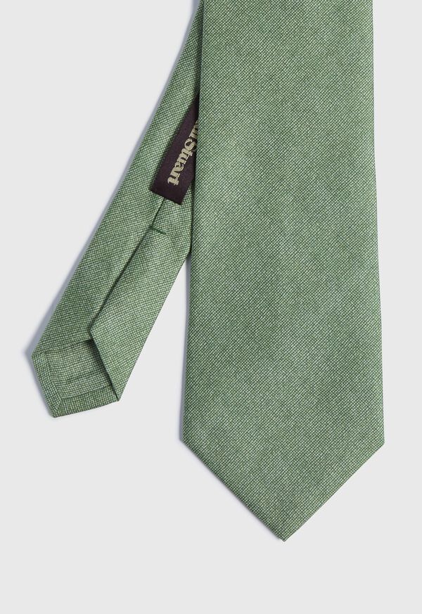 Paul Stuart Printed Solid Silk Tie, image 1