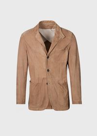 Paul Stuart Stand Collar Suede Jacket, thumbnail 1