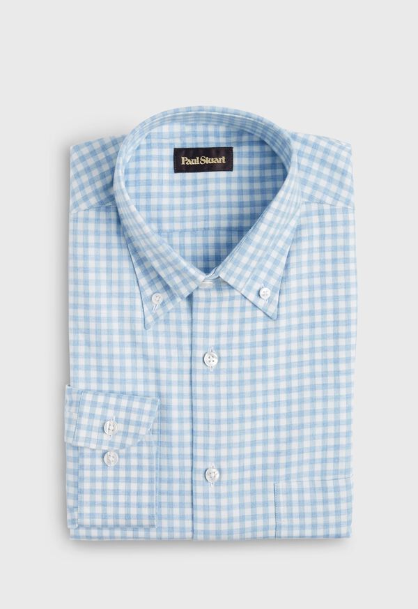 Paul Stuart Flannel Gingham Sport Shirt, image 1