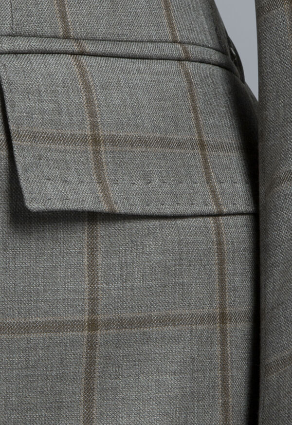 Paul Stuart Wool Windowpane Suit, image 4
