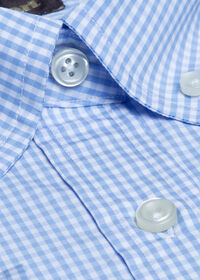 Paul Stuart Gingham Classic Fit Cotton Button Down Shirt, thumbnail 2