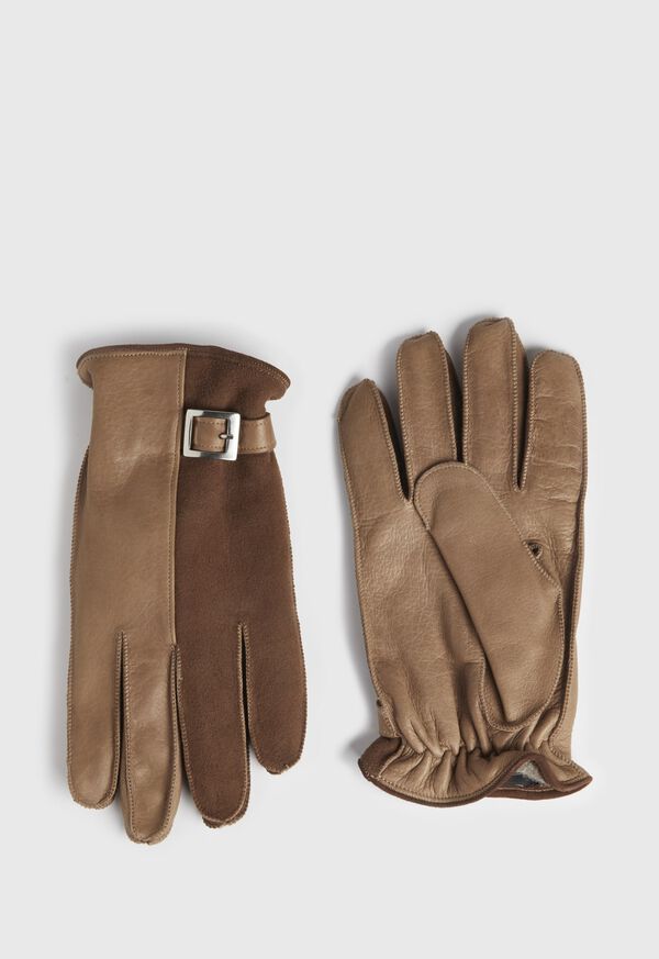 Paul Stuart Color Block Deerskin Glove, image 1