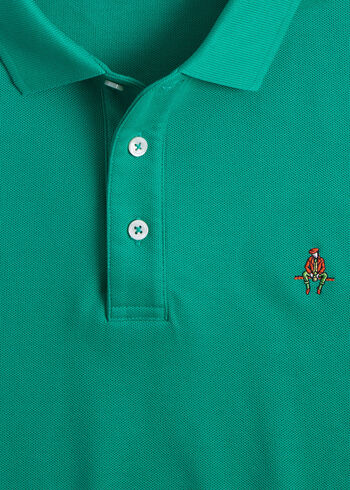 Paul Stuart Cotton Piqu&eacute; Logo Polo