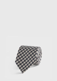 Paul Stuart Woven Silk Houndstooth Tie, thumbnail 1
