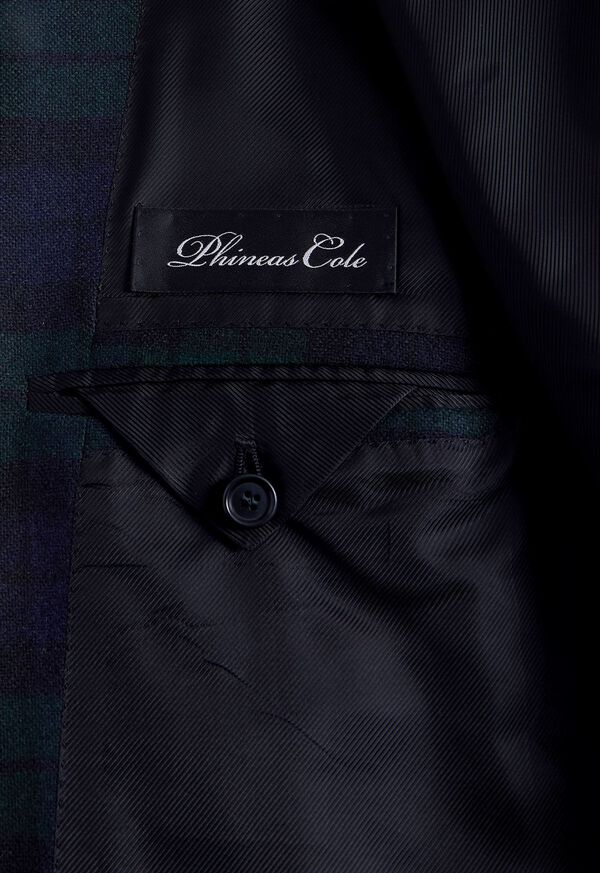 Paul Stuart Black Watch Shawl Collar Tuxedo, image 5