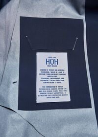 Paul Stuart Navy Waterproof Trench Coat, thumbnail 6