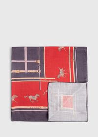 Paul Stuart Racing Horse Scarf, thumbnail 1