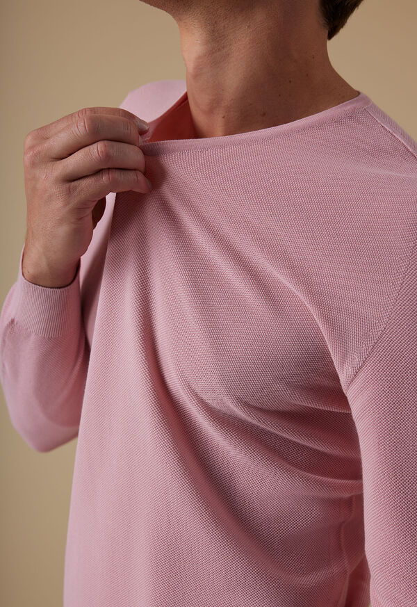 Paul Stuart Cotton Pique V-Neck Sweater, image 2
