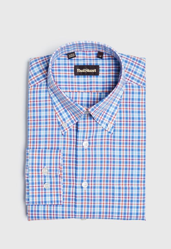Paul Stuart Plaid Sport Shirt, image 1