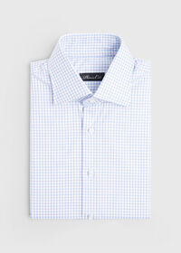 Paul Stuart Blue/White Tattersall Dress Shirt, thumbnail 1