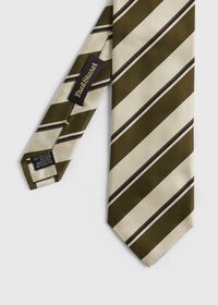 Paul Stuart Two Color Repp Stripe Tie, thumbnail 1