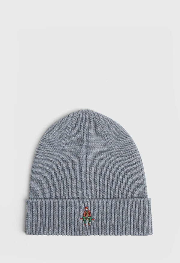 Paul Stuart Ribbed Knit Wool Cap, image 1