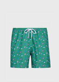 Paul Stuart Nautical Flag Swim Trunk, thumbnail 1