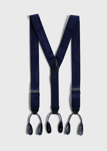 Paul Stuart Wide Wale Corduroy Suspenders