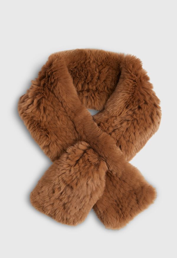 Paul Stuart Rabbit Fur Scarf, image 1
