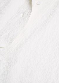 Paul Stuart White Seersucker Cap Sleeve Dress, thumbnail 2