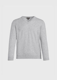 Paul Stuart Lightweight Cashmere V Neck Sweater, thumbnail 1
