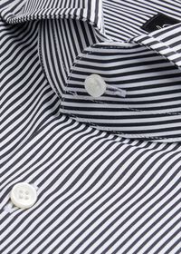 Paul Stuart Black and White Stripe Dress Shirt, thumbnail 2