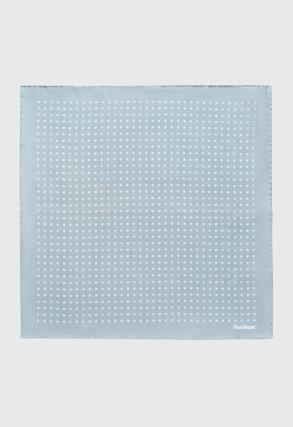 Paul Stuart Printed Silk Dot Pocket Square, image 1