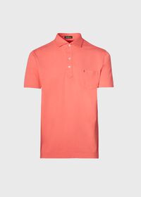 Paul Stuart Pima Cotton Front Pocket Logo Polo, thumbnail 1