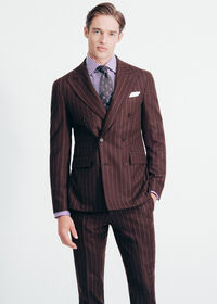 Paul Stuart Chalk Stripe Flannel Suit, thumbnail 9